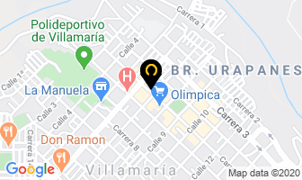 Mapa de Servientrega Efecty en Villamaría