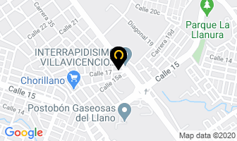 Mapa de Servigas Oxigenar en Villavicencio