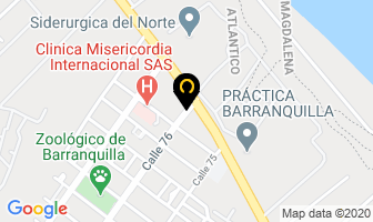 Mapa de Servigas Oxigenar Ltda. en Barranquilla