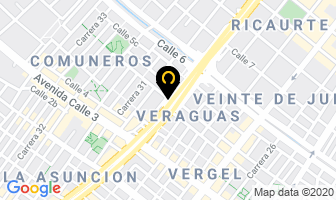 Mapa de Servigas Oxigenar Ltda. en Bogotá D.C