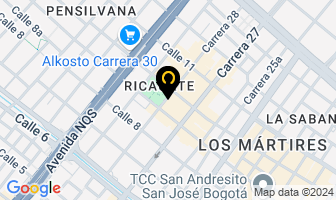 Mapa de Servigraficas Ricaurte / Bogota en Bogotá D.C
