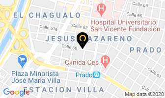 Mapa de Servilicuadoras en Medellín