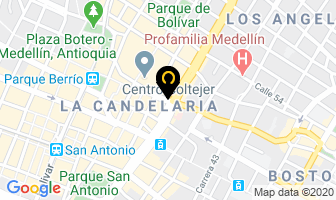 Mapa de Servilike Corp. en Medellín