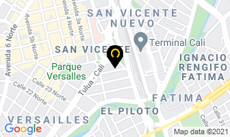 Mapa de Servilogística Orion Ltda. en Cali