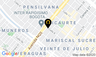 Mapa de Servimagar en Bogotá D.C