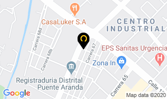 Mapa de Servimatec Dno en Bogotá D.C