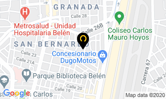 Mapa de Servimax en Medellín