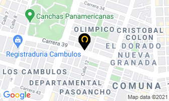 Mapa de Servimed De Occidente en Cali