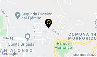 Mapa de Servimensajes en Bucaramanga