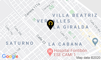 Mapa de Servintec Gruas Hidraulicas E.u. en Bogotá D.C