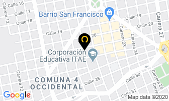 Mapa de Servinyectores en Bucaramanga