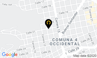 Mapa de Servioxigeno Santander en Bucaramanga