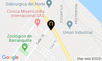 Mapa de Servipáramo S.a. en Barranquilla
