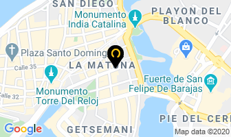 Mapa de Servipiedra en Cartagena