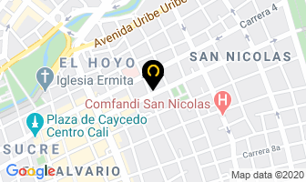 Mapa de Serviquímicos Jaf en Cali