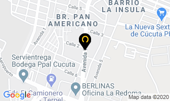 Mapa de Servirepuestos Remolina en Cúcuta
