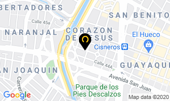 Mapa de Servirepuestos Santy en Medellín