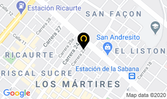 Mapa de Servirodafler en Bogotá D.C