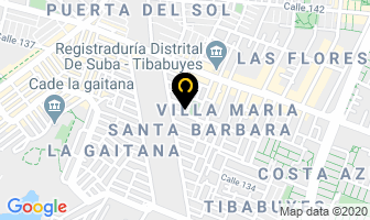 Mapa de Servisenter Colombia en Bogotá D.C