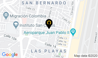 Mapa de Servitaxi Pioneros en Medellín