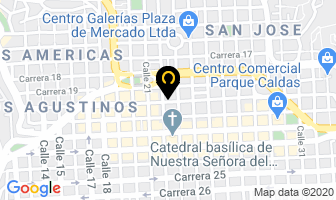 Mapa de Servitec en Manizales