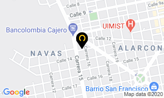 Mapa de Serviteca V.i.p. en Bucaramanga