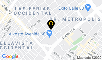 Mapa de Servitecas Unidas en Bogotá D.C
