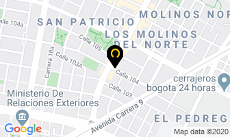 Mapa de Servitex Aseo & Mantenimiento Ltda. en Bogotá D.C