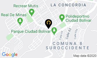 Mapa de Servitronics en Bucaramanga