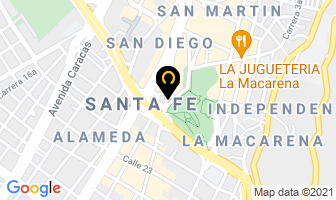 Mapa de Servitrust Gnb Sudameris en Bogotá D.C