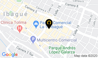 Mapa de Serviturismo Y Cia Ltda en Ibagué