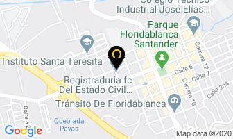 Mapa de Servylog en Bucaramanga