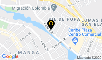 Mapa de Sescaribe S.a.s. en Cartagena