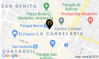 Mapa de Set Computer en Medellín