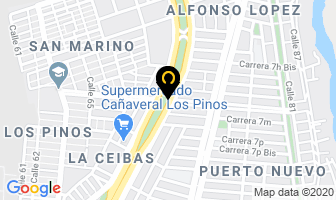 Mapa de Sevicheria Bonay La 70 en Cali