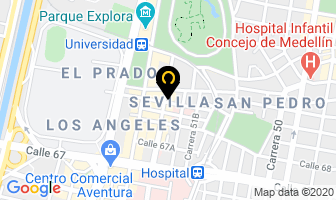 Mapa de Sevilla en Medellín