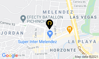 Mapa de Sevilla Casas Jesús María en Cali