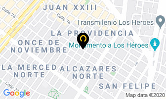 Mapa de Shako Motors en Bogotá D.C