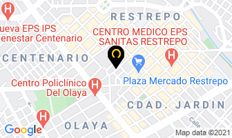 Mapa de Shalom 1942 en Bogotá D.C