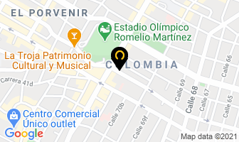 Mapa de Shoexpress en Barranquilla