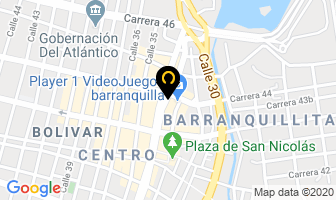 Mapa de Shopping Color en Barranquilla