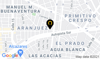 Mapa de Siempre Soluciones en Cali