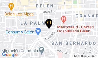 Mapa de Sierra Nelson en Medellín