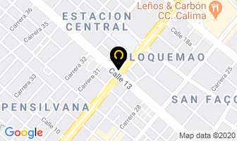 Mapa de Siett Cundinamarca en Bogotá D.C