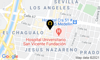 Mapa de Silicon A.b. Ltda. en Medellín