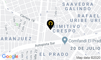 Mapa de Silquín Ltda en Cali