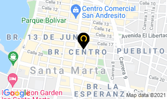 Mapa de Silva Baraque Jaime Alberto en Santa Marta