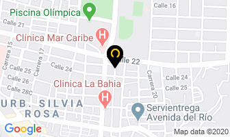 Mapa de Silva Gutiérrez Daniel en Santa Marta
