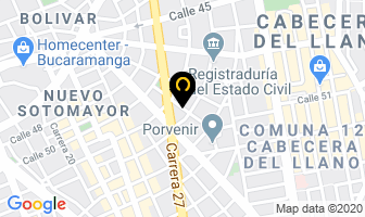 Mapa de Silver Falcon en Bucaramanga