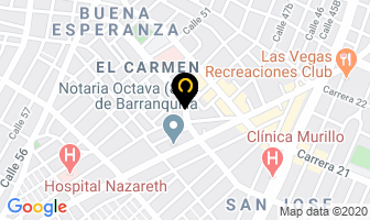 Mapa de Silverio En La Olla en Barranquilla